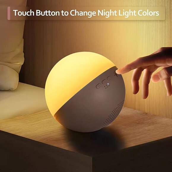 Night Light with White Noise Machine New In Box - Picture 2 of 7